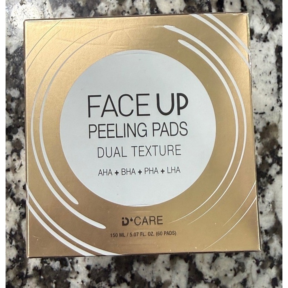 D'Care Face Up Dual Texture Peeling Pads AHA BHA PHA LHA 60 Pads Korea Exp 2023